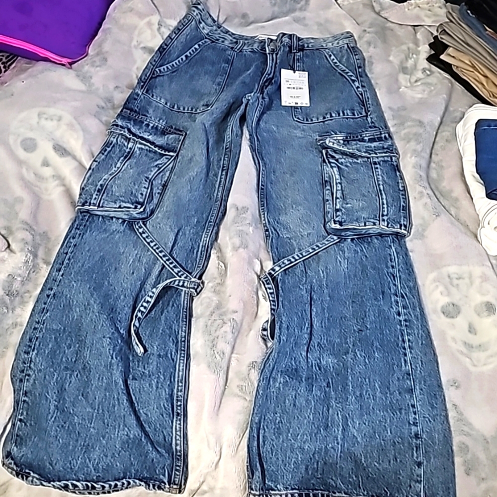 Blie cargo jeans w strap